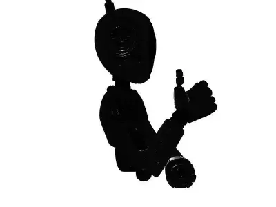 Half-Body Robotic 3D Model 3D print model