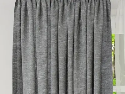 Curtain curtains - 3D model