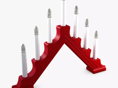 Christmas Advent Lights v 2 3D model