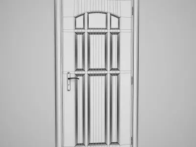 CGAxis Door 3D model