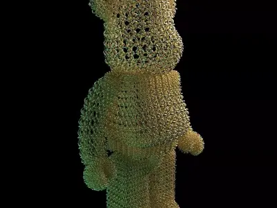 Bearbrick Knight 3D model