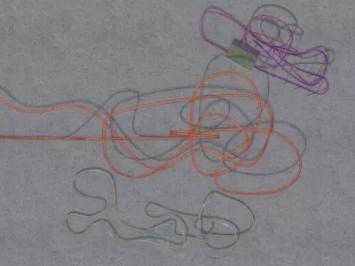 THREE rollercoaster  3D Model Pack