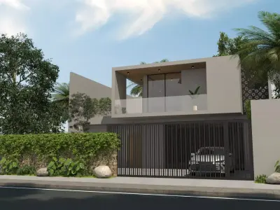 Realistic House Exterior 3D model