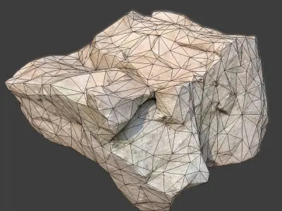 Tina Stone Low-poly 3D model
