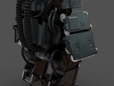 Mech 24 - Read Description Low-poly 3D model