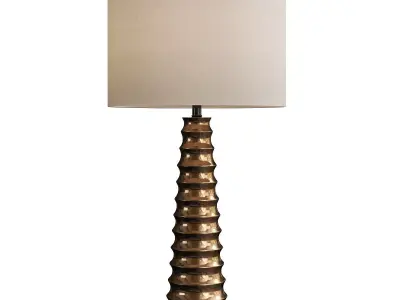 Currey and Co Kanikel Table Lamp Low-poly 3D model