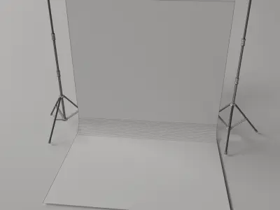 Green Screen 3D model