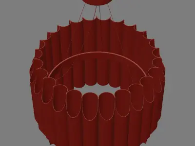 GALLIANO ROUND SUSPENSION LIGHT 3D model