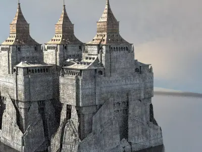  Germanic Towers 2 Kit bash 3D model