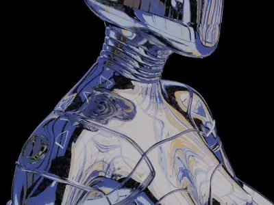 Women Robot Hajime Sorayama  3D model