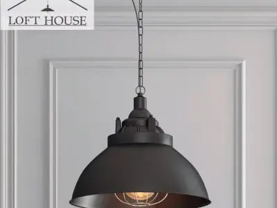 Hanging lamp LOFT HOUSE P-187 3D model