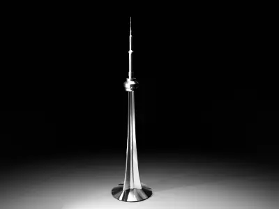 CN Tower 3D print model