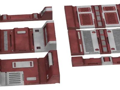 Sci-Fi elements 3 3D model