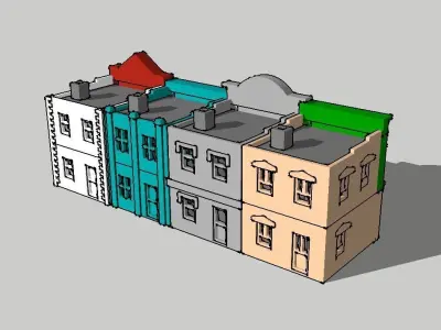 City Shop Set by Outland Models 3D Printable 3D print model