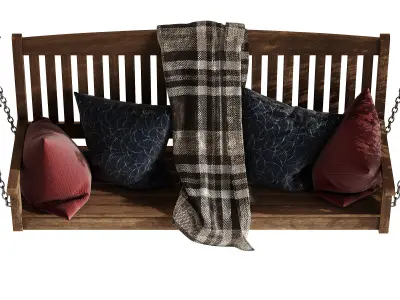 Garden swing 2 3D model