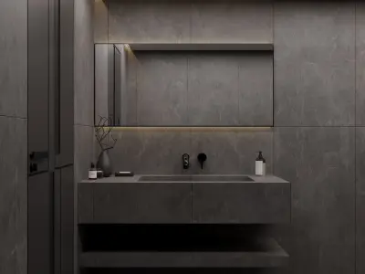 Bath room scena 02 3D model