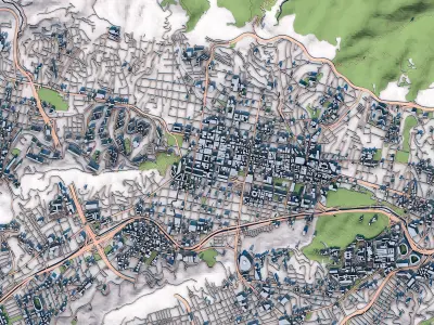 Caracas City Venezuela 3D model