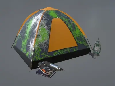 Camp Scene 3D model