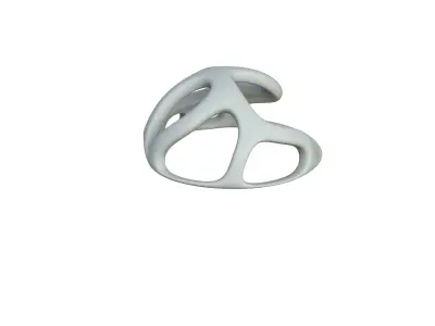 SciFi Cube Object No 45887 Low Poly Shape Low-poly 3D model