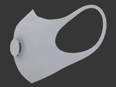 Facemask Covid 01 3D model