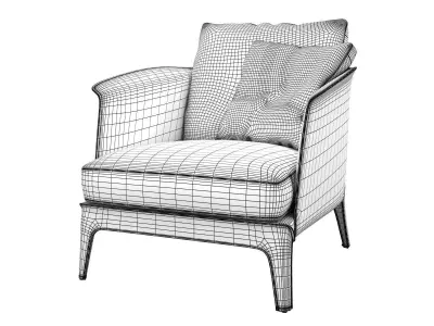 Isabel Armchair XL 3D model