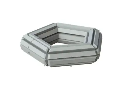 Sci Fi Object No 4363 Low Poly Low-poly 3D model