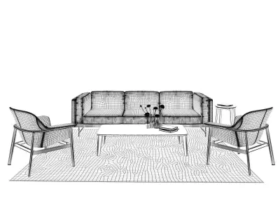 Living Set 27 3D model