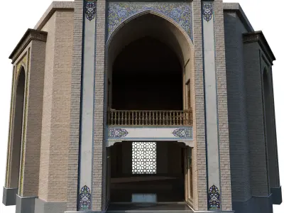  old turkish Building set 145 Low-poly 3D model