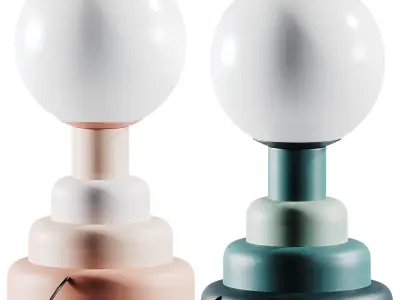 Crate and Kids Henley Table Lamp 3D model