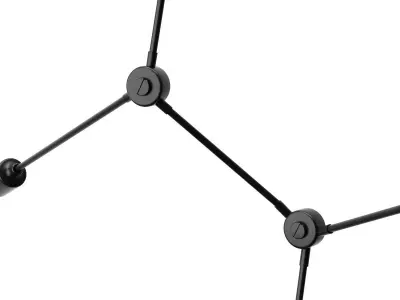 Menu Tribeca Harrison Chandelier  3D model