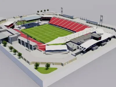 Toyota Stadium - FC Dallas Texas USA 3D model
