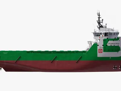  Ulstein PX105 Bourbon Front Platform Supply Vessel 