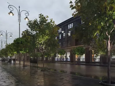 Archmodels vol 136 - high quality trees models 3D model