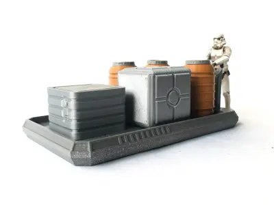 CUSTOM SCI FI GRAV SLED 3D print model