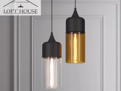 Hanging lamp LOFT HOUSE P-173 3D model