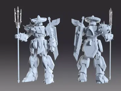 Tequila Gundam 3D print model