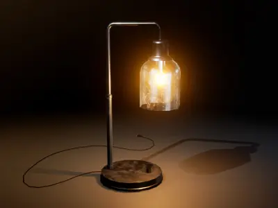LO Poly Lamp Low-poly 3D model