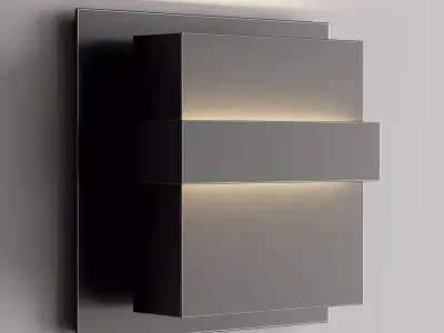 Madame Wall light  Low-poly 3D model