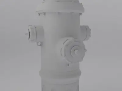 Fire hydrant 3D model