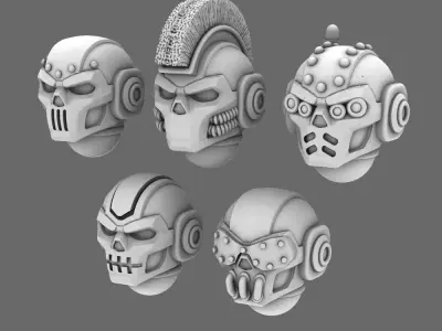 Space Knights V10K Helmet Type 20251201 3D print model