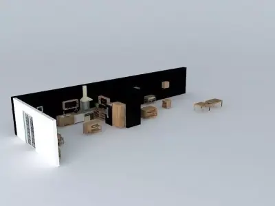 kitchen range from Habitat 3D model
