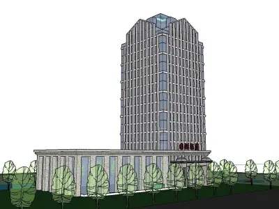 vacation spot-Resort-Fashion Leisure Hotel-0245 3D model