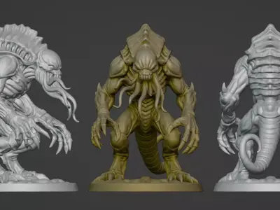 Chitin Brood Abomination Beast  Print-Ready STL 3D print model