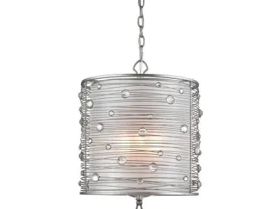 Caydee Light Single Drum Pendant 3D model