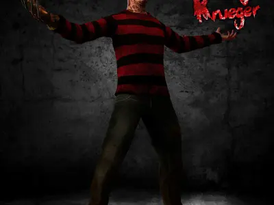 Freddy Krueger For G8M And G81M  3D model