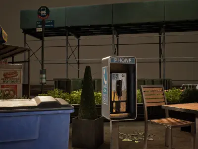 City Core - Street Props - New York 3D model
