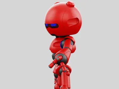 HELL BOY BOT  RIGGED 3D model
