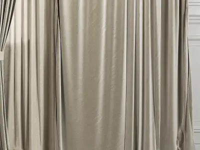 Curtain Set 488C 3D model