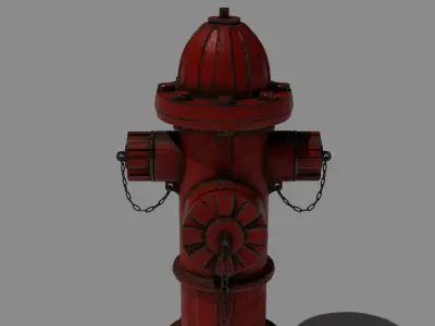 American Fire Hydrant 3D model