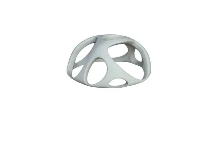 SciFi Cube Object No 54999 Low Poly Shape Low-poly 3D model